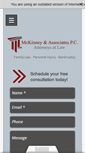 Mobile Screenshot of mckinney-law.com